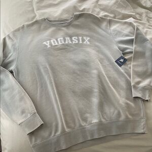 YOGASIX Gray Sweatshirt NWT